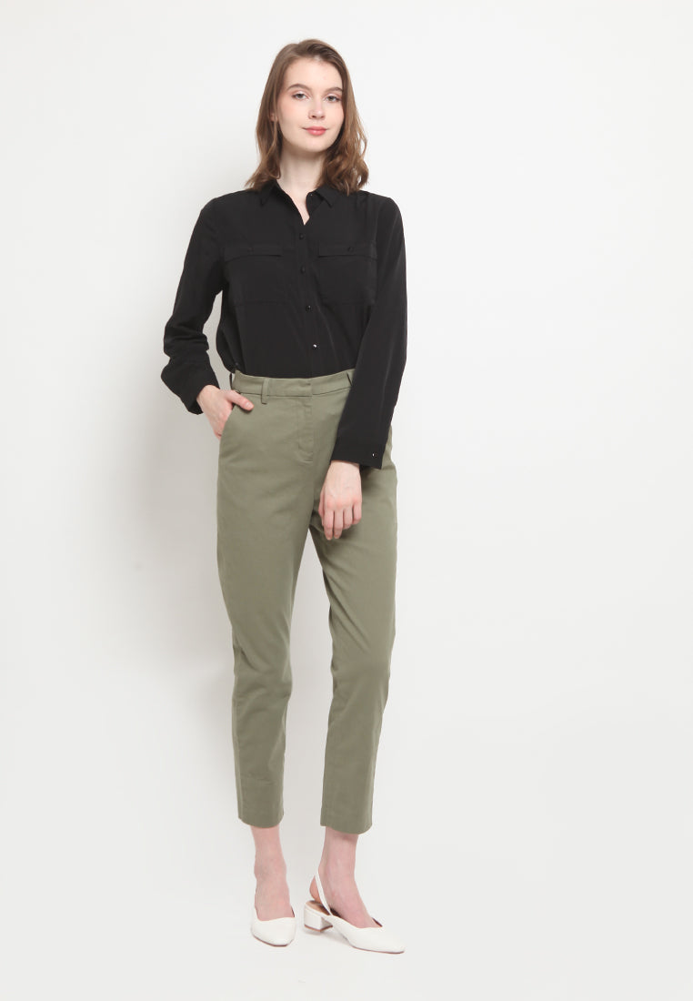 Regular Fit Ankle Pants
