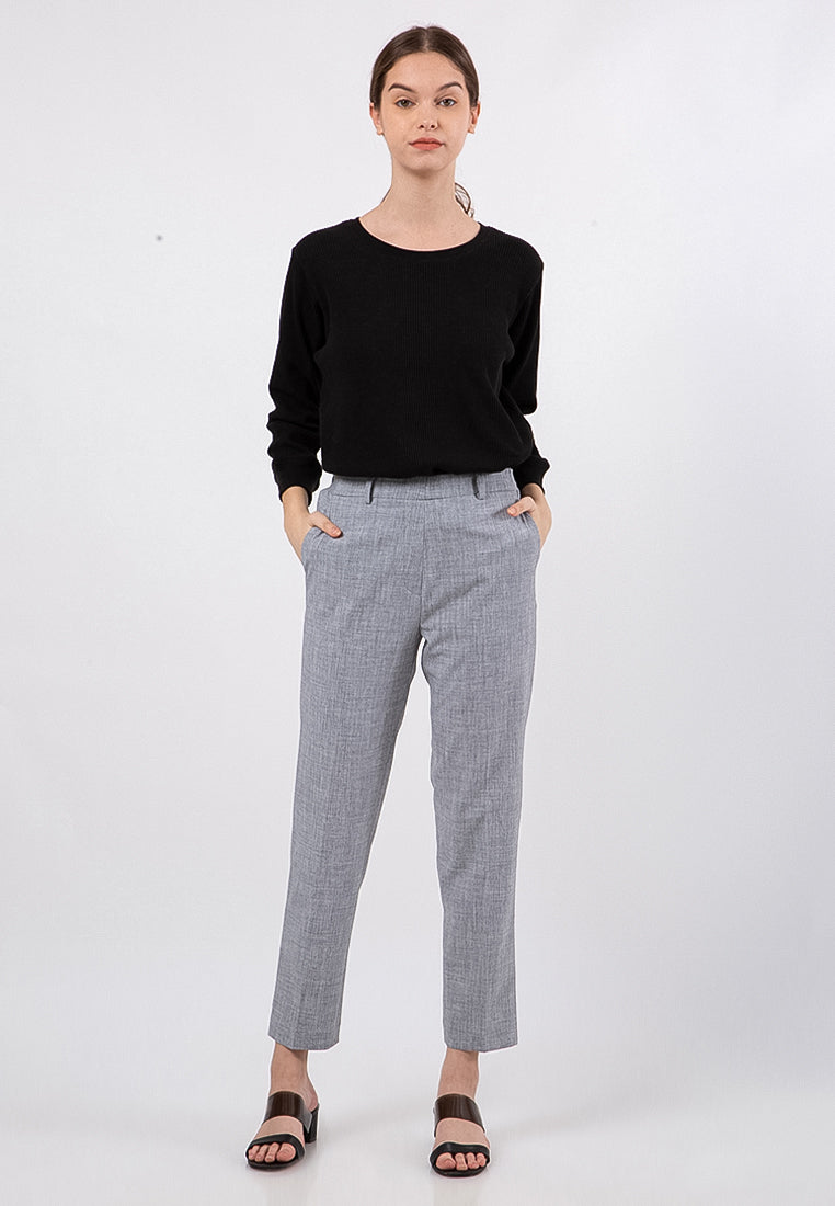 High Waist Ankle Pants