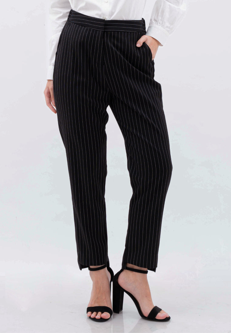 Striped Ankle Pants