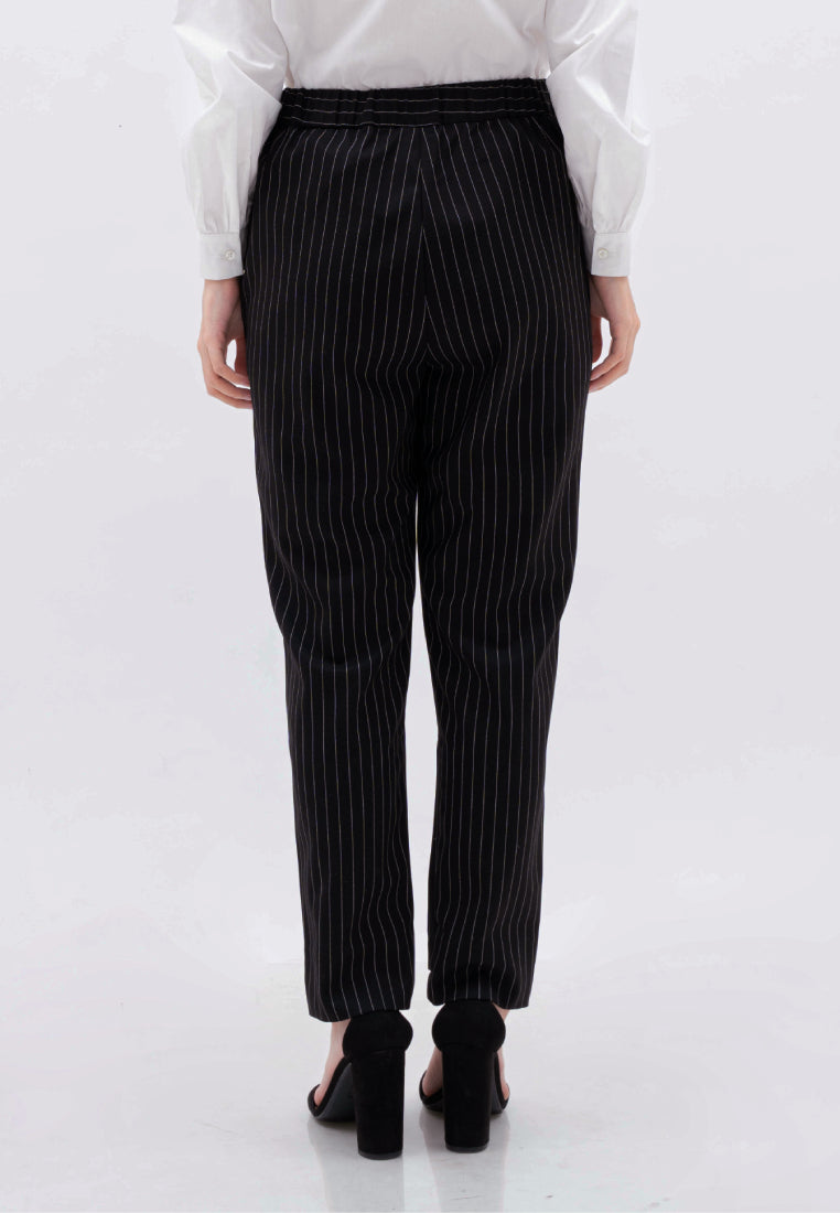 Striped Ankle Pants