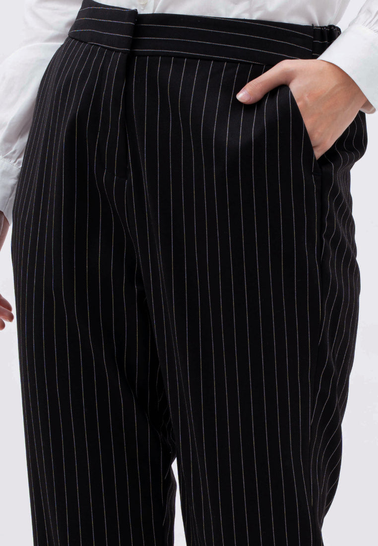 Striped Ankle Pants