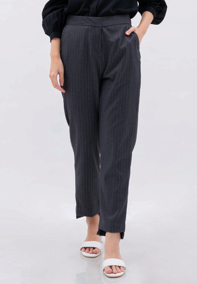 Striped Ankle Pants
