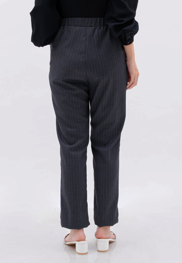 Striped Ankle Pants