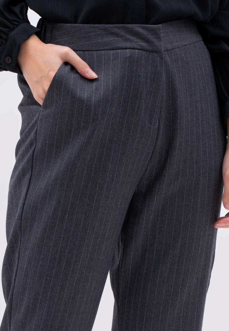 Striped Ankle Pants