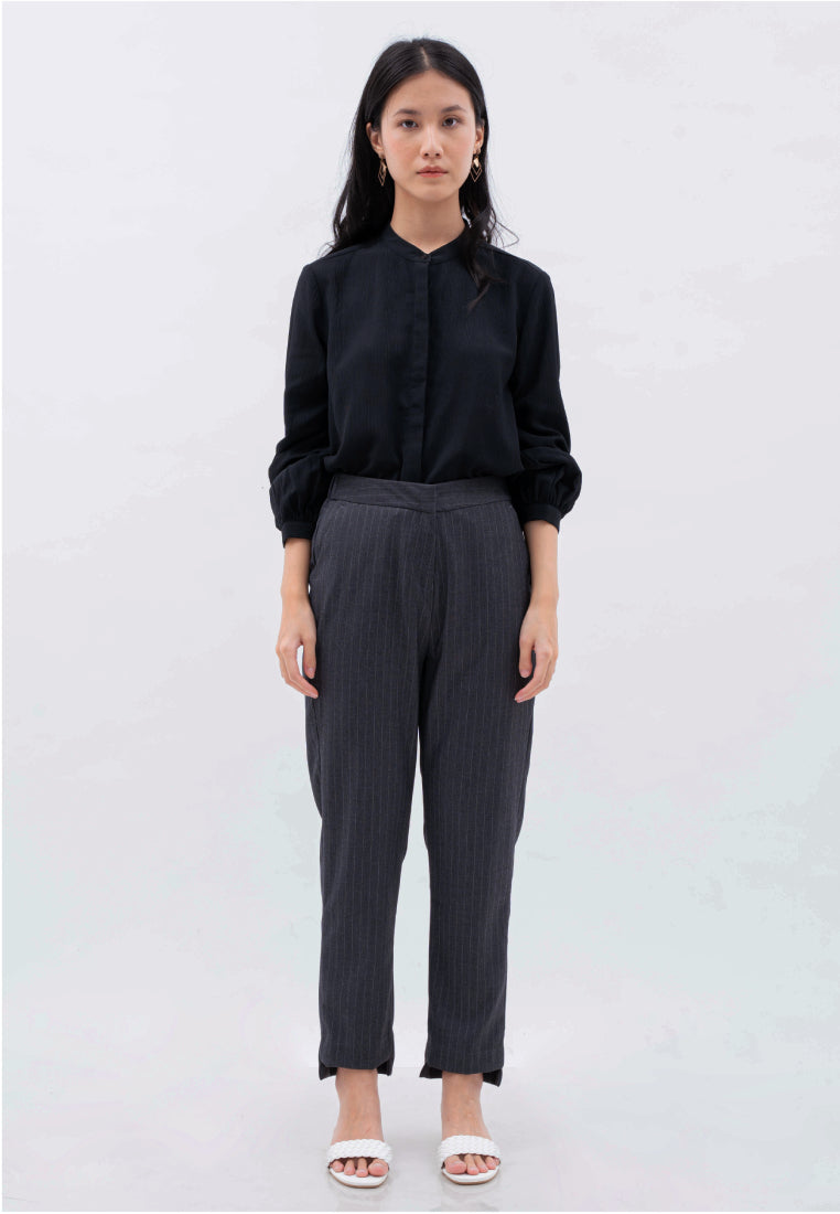 Striped Ankle Pants