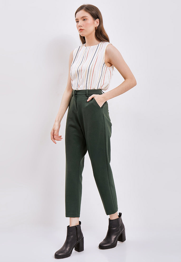 Regular Fit Ankle Pants