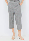 Printed Relaxed Crop Trouser