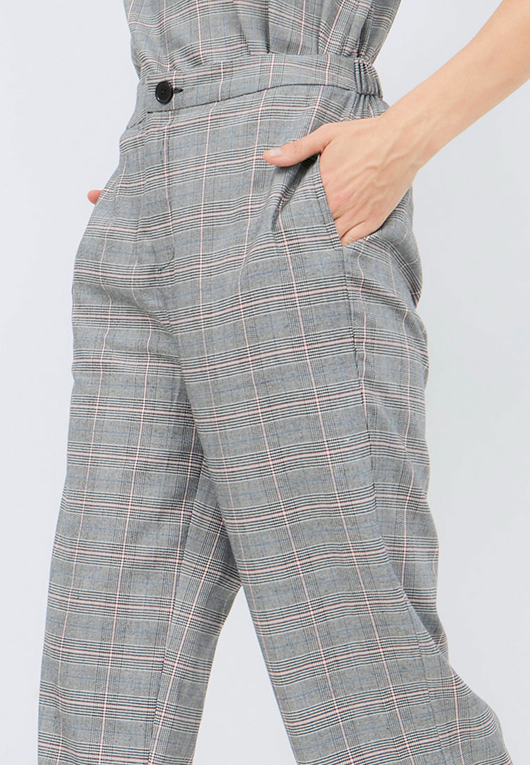 Printed Relaxed Crop Trouser
