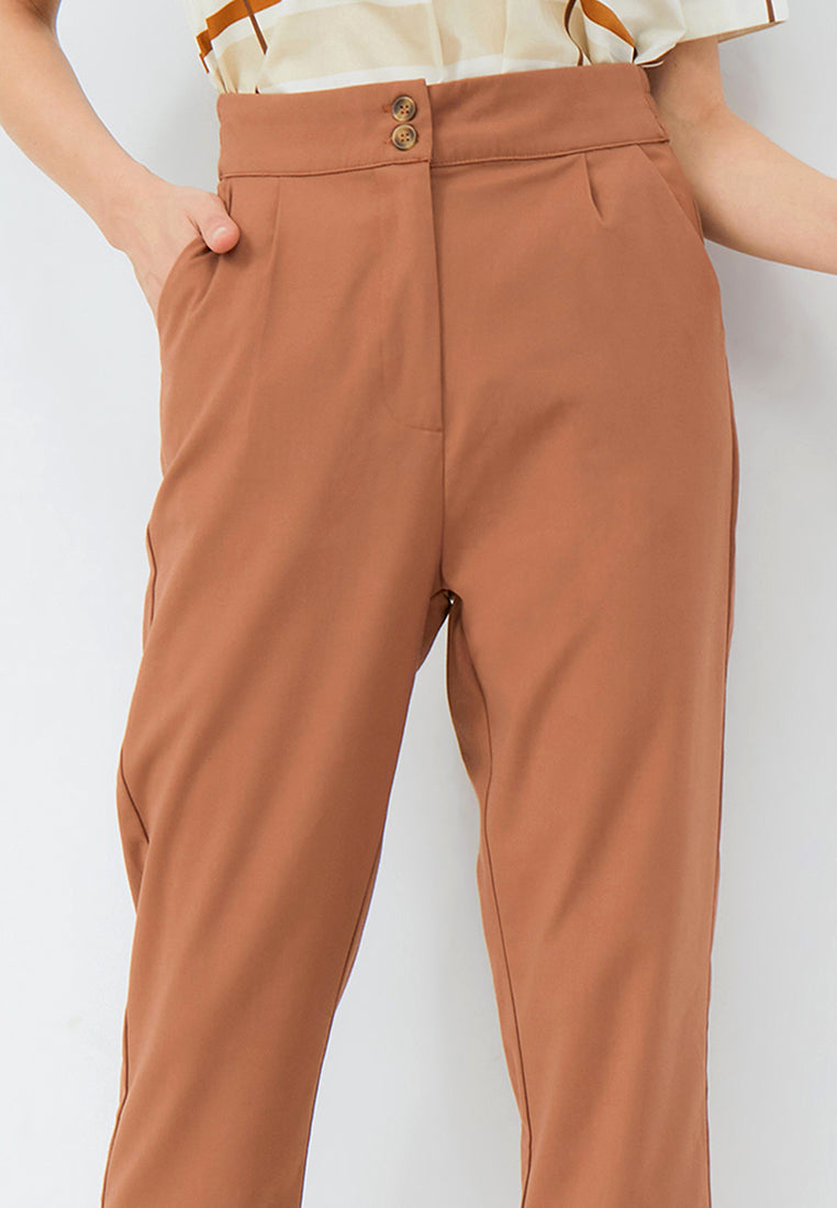 Regular Fit Crop Pants