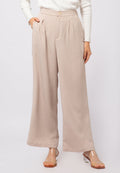 Regular Fit Wide Leg Long Pants