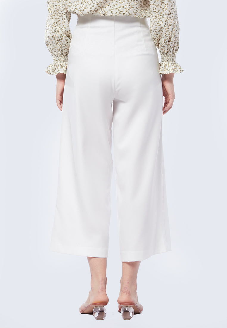 High Waist Wide Leg Trousers