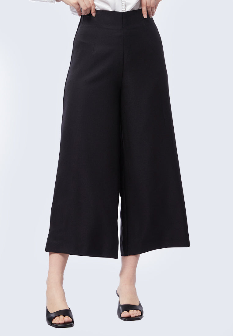 High Waist Wide Leg Trousers