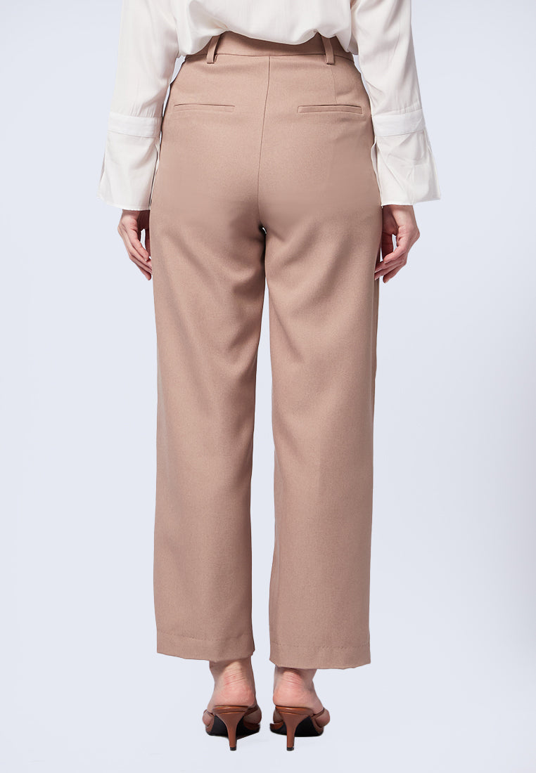 Straight Cut Crease Trousers