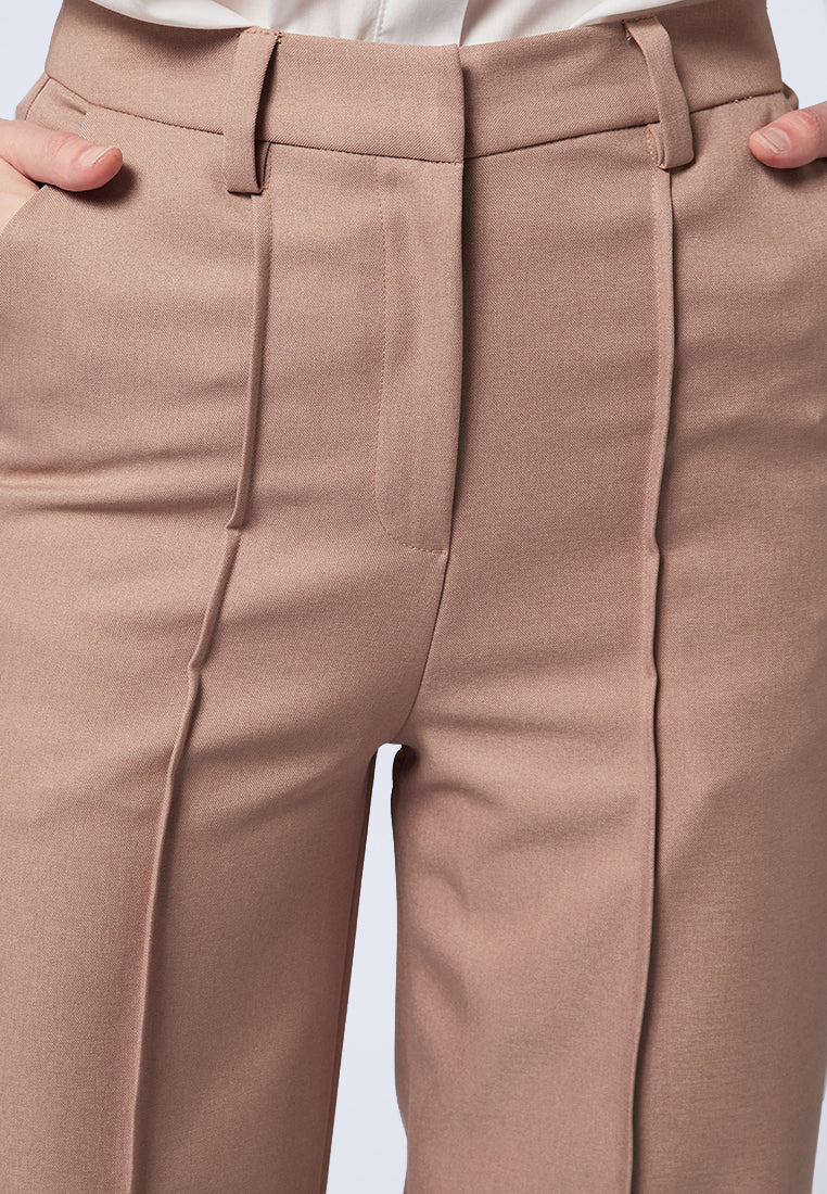 Straight Cut Crease Trousers