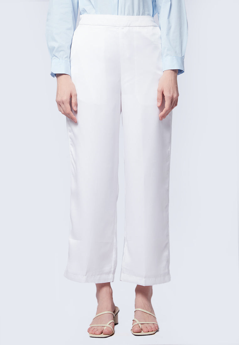 Elastic Palazzo Pants