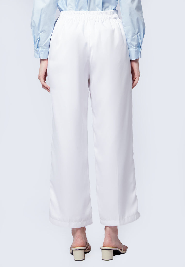 Elastic Palazzo Pants