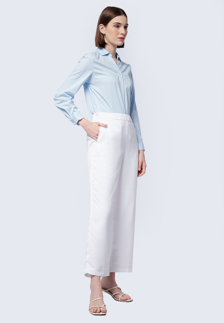 Elastic Palazzo Pants