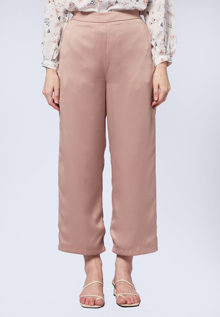 Elastic Palazzo Pants