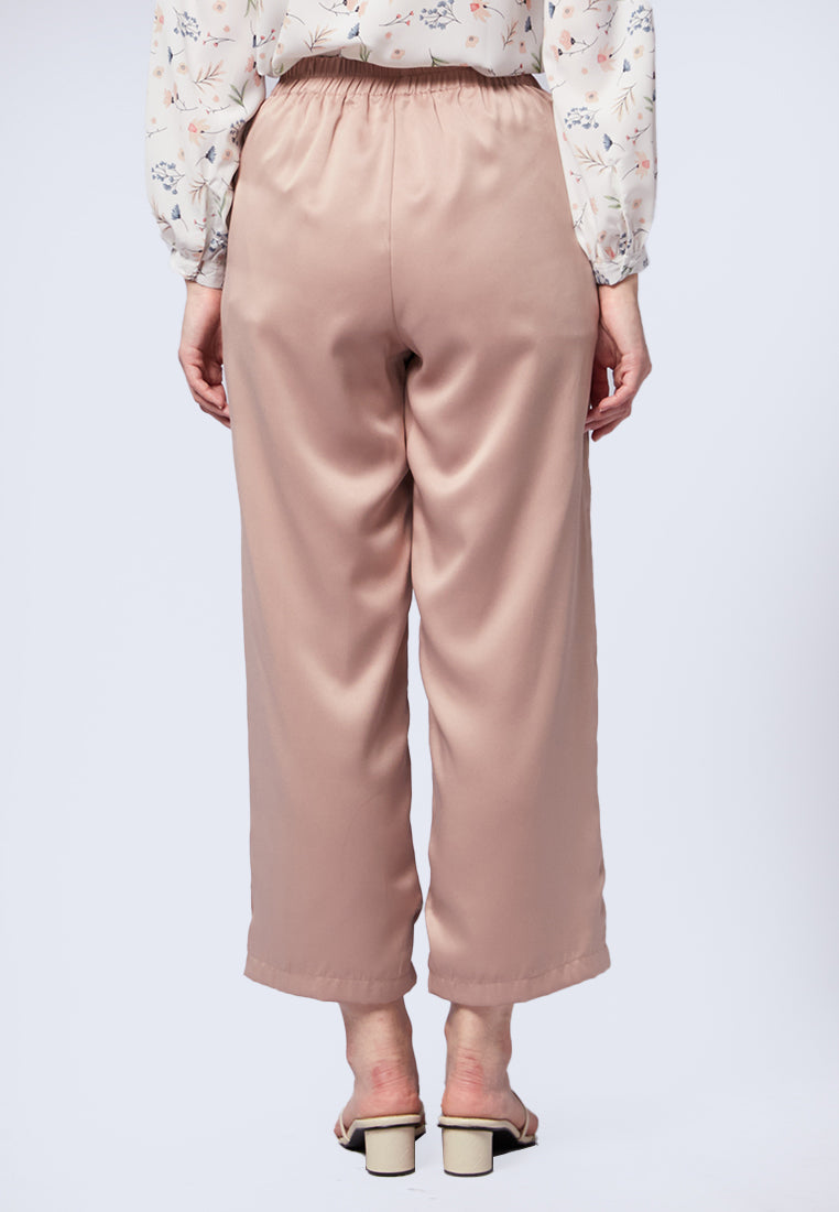 Elastic Palazzo Pants