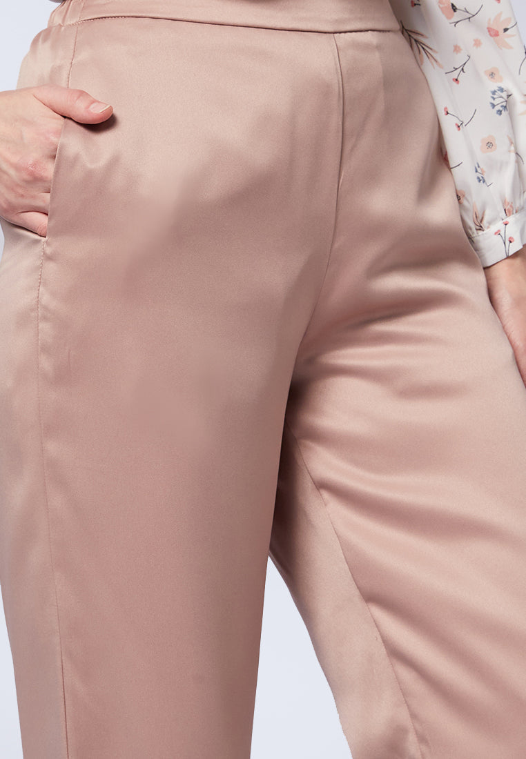 Elastic Palazzo Pants