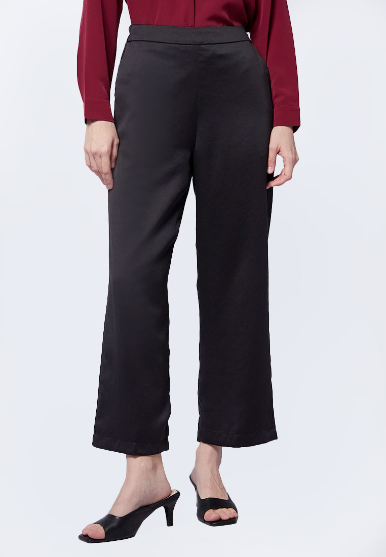 Elastic Palazzo Pants