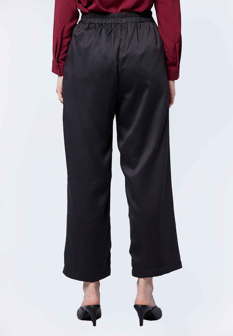 Elastic Palazzo Pants