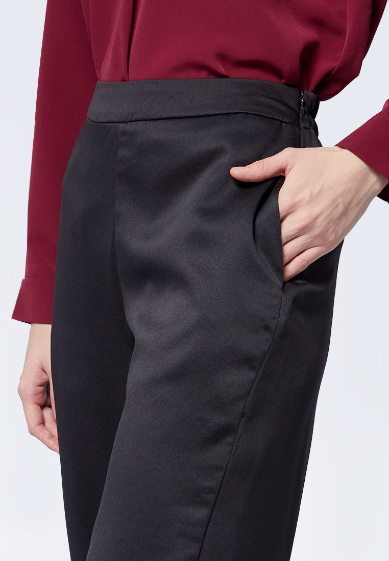Elastic Palazzo Pants