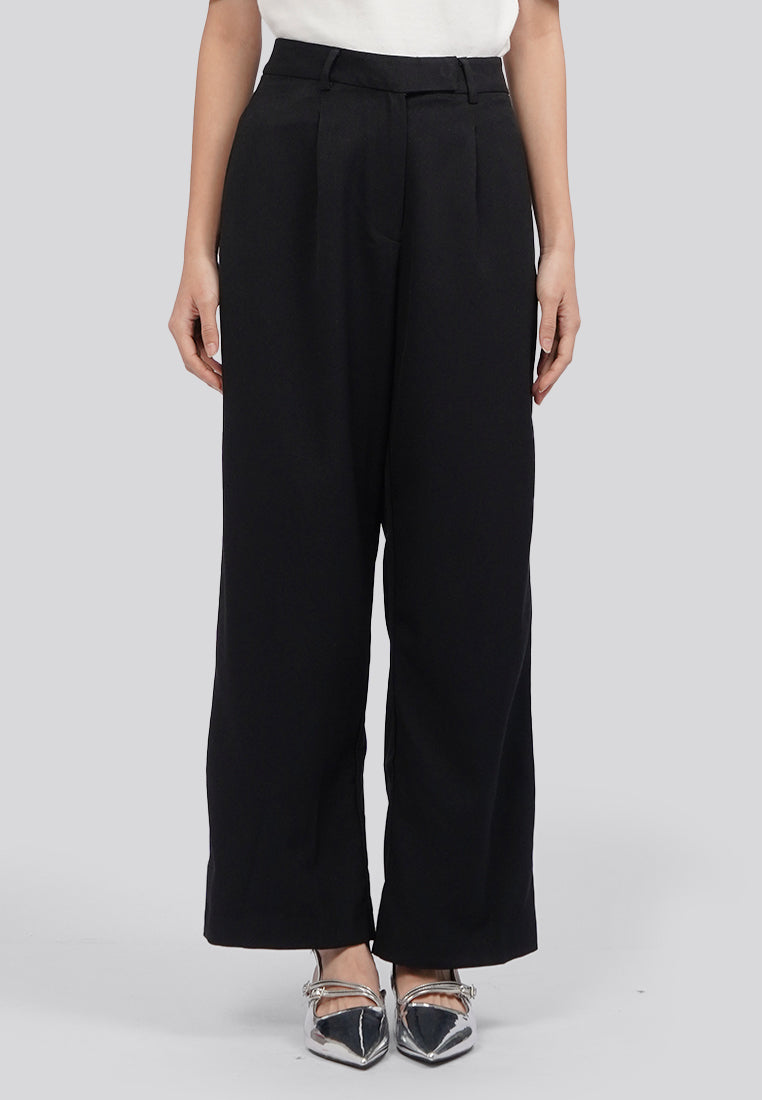 High Waist Straight Pants