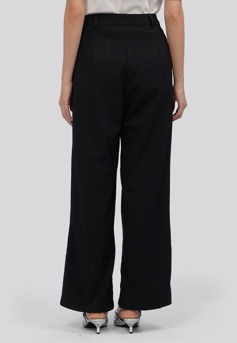 High Waist Straight Pants
