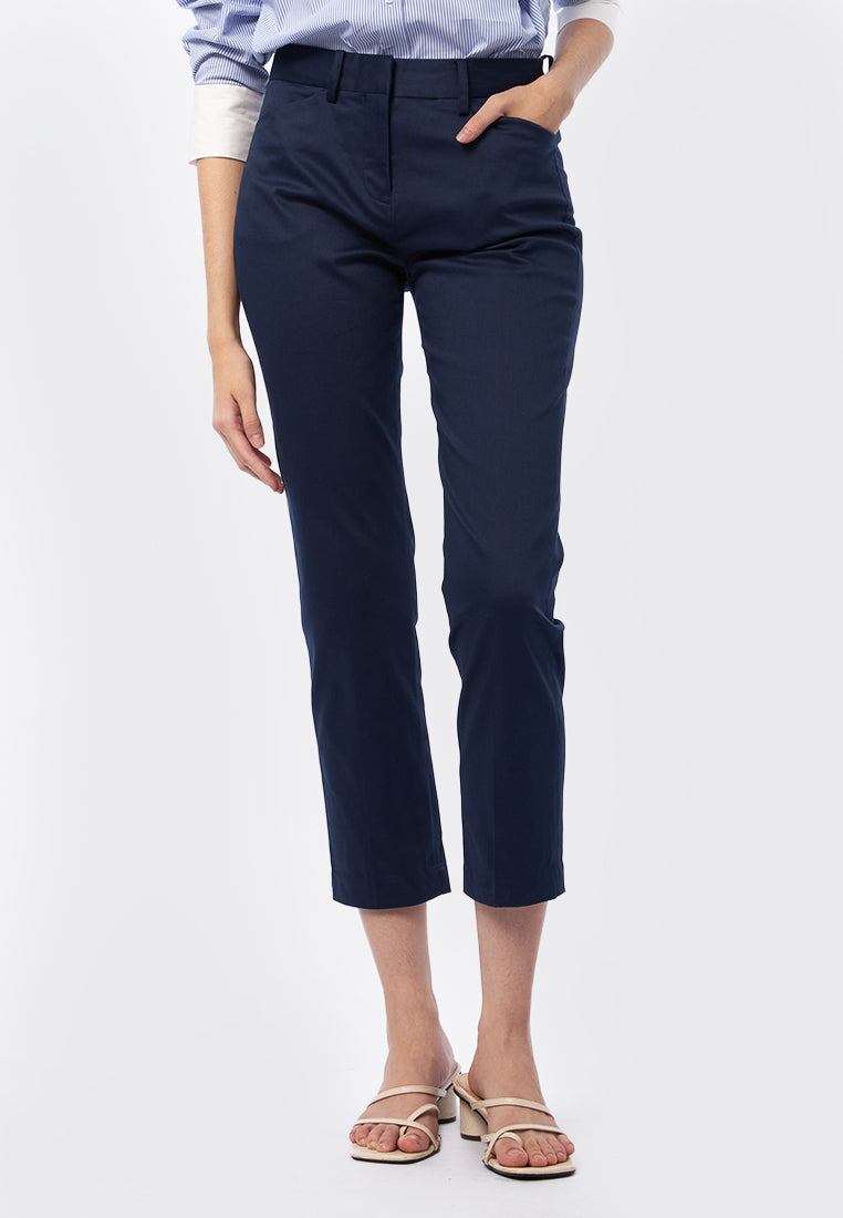 High Waist Straight Pants