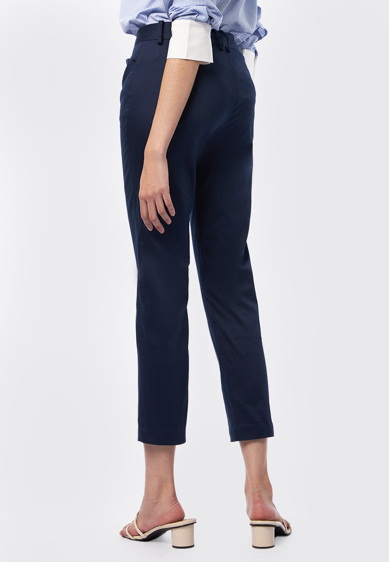 High Waist Straight Pants