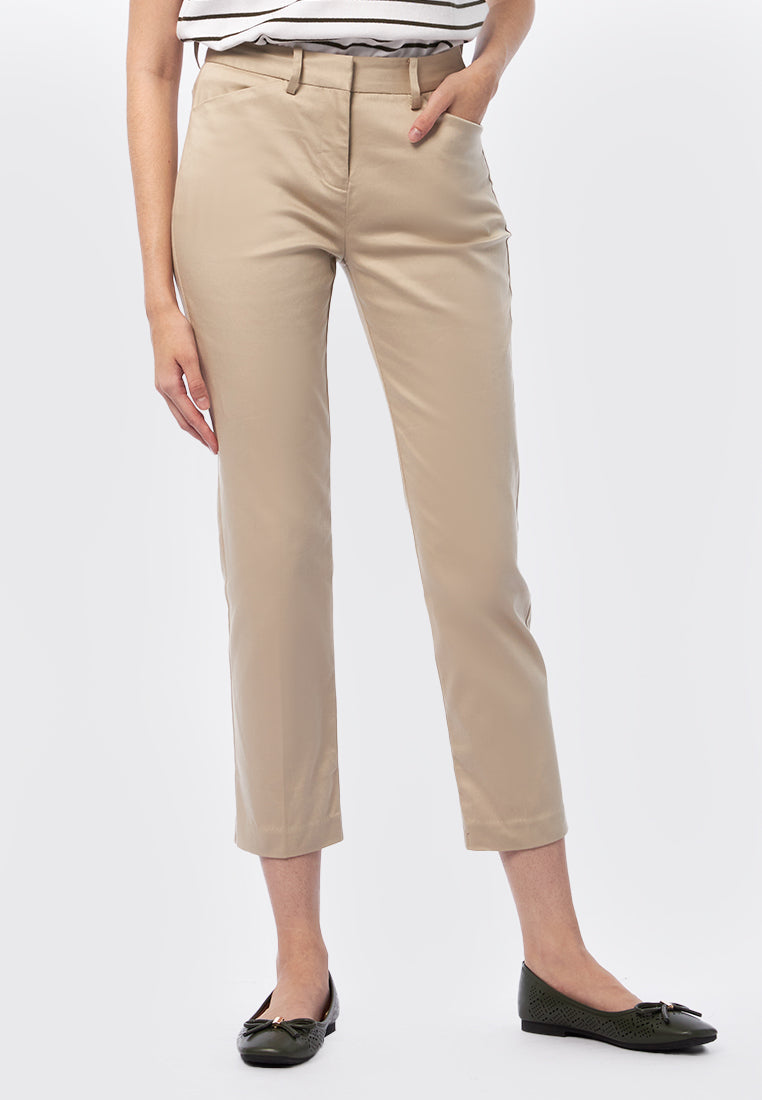 High Waist Straight Pants