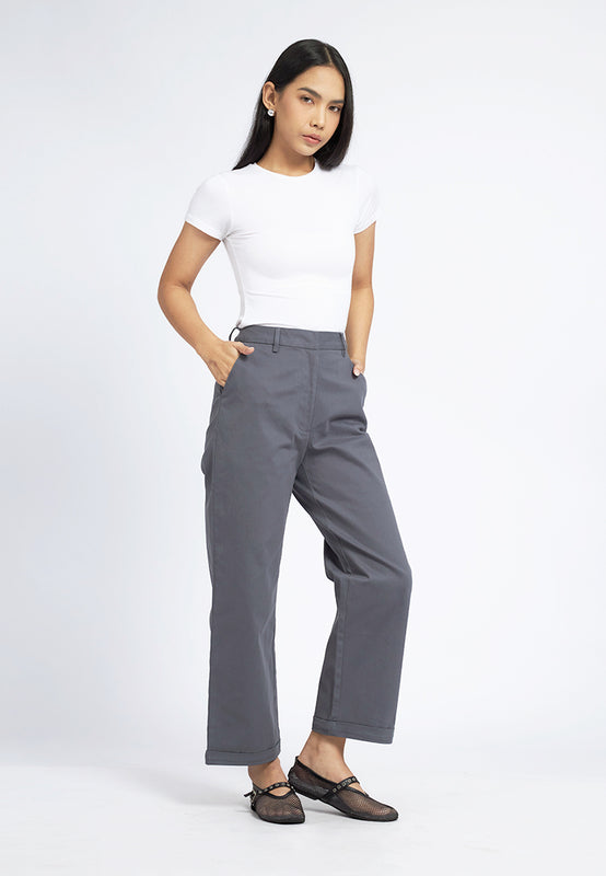 Roll Up Ankle Length Pants