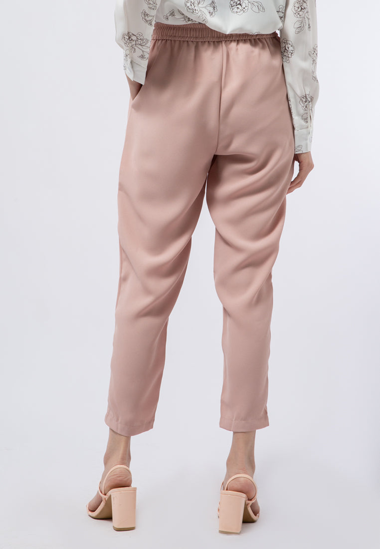 Long Pants with Elastic Waist
