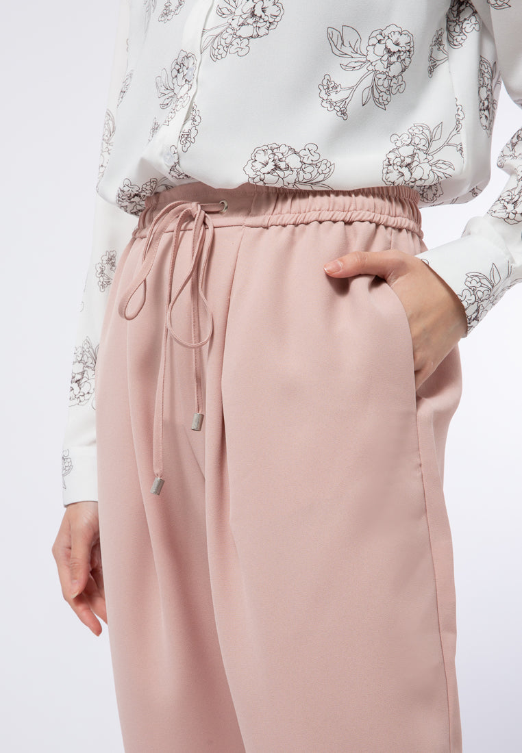 Long Pants with Elastic Waist