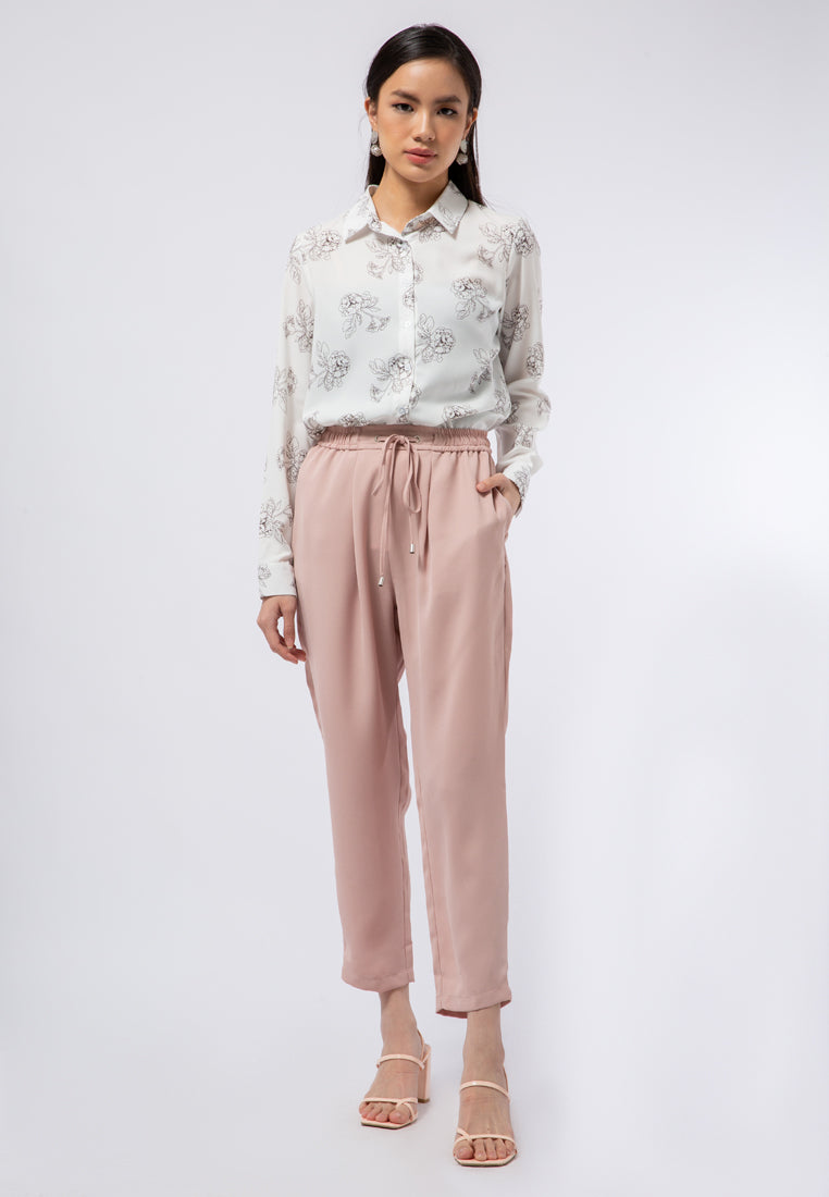 Long Pants with Elastic Waist