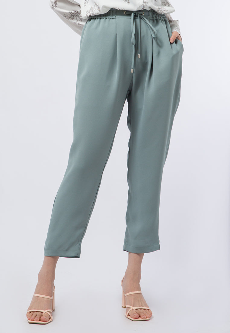 Long Pants with Elastic Waist