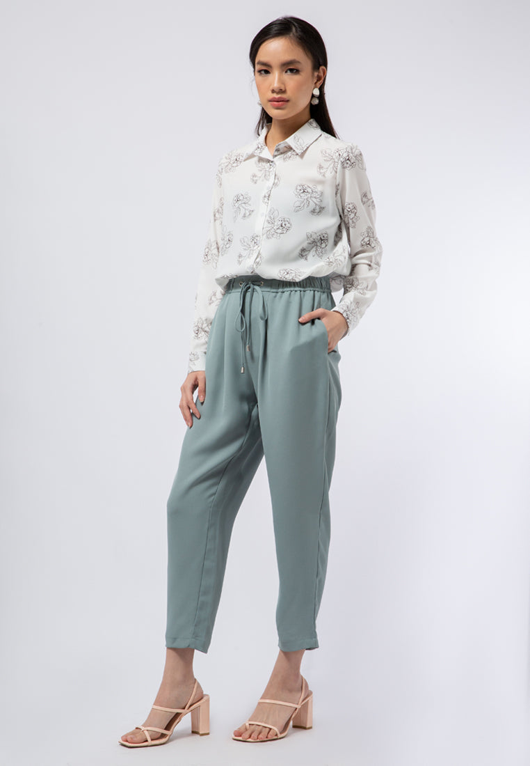Long Pants with Elastic Waist