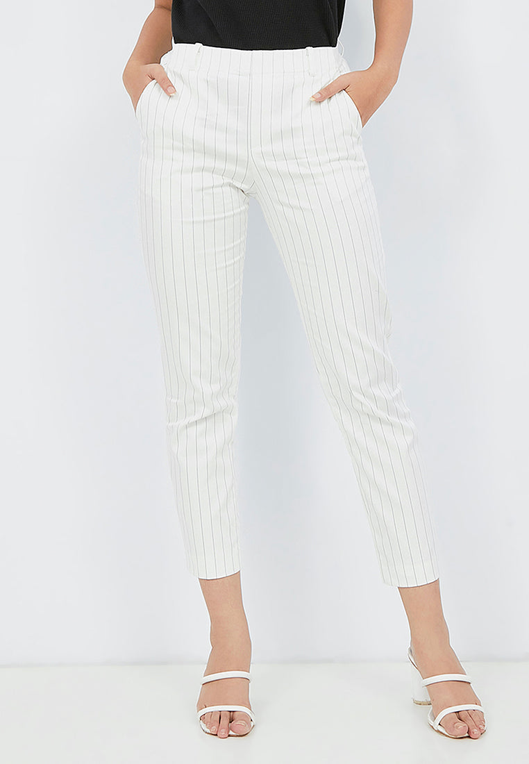 Printed Tapered Long Pants
