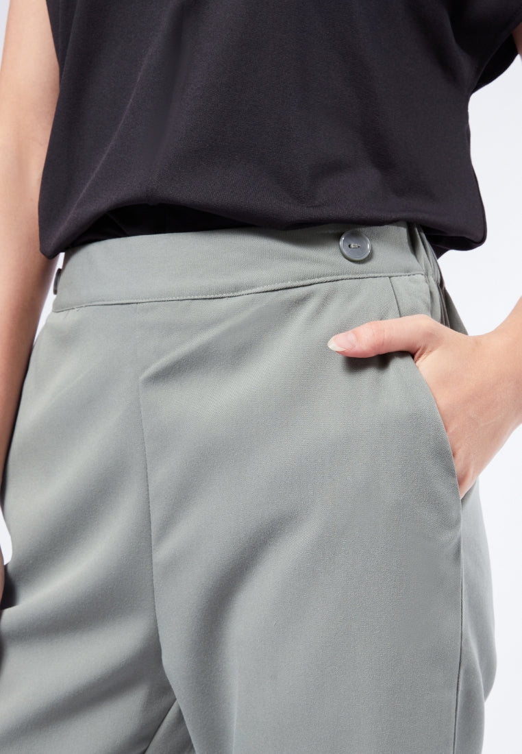Regular Fit Buttoned Pants