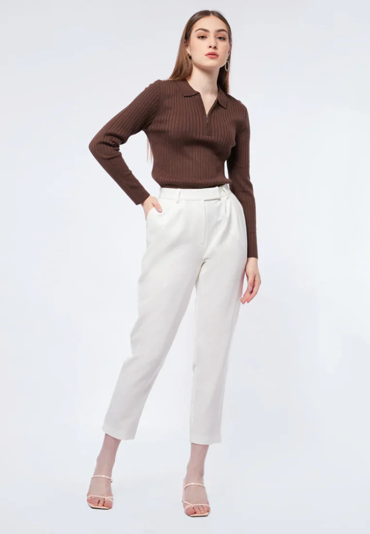 Pleated Slim Fit Pants