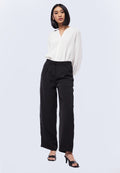 Pleated High Waist Trousers