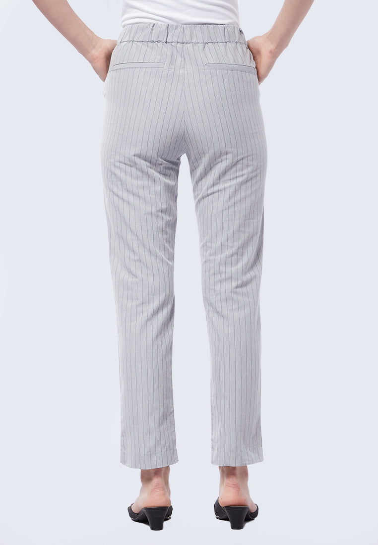 Stripe Printed Long Pants