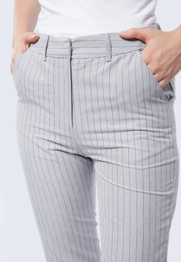 Stripe Printed Long Pants