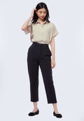 Fitted Tapered Long Pants