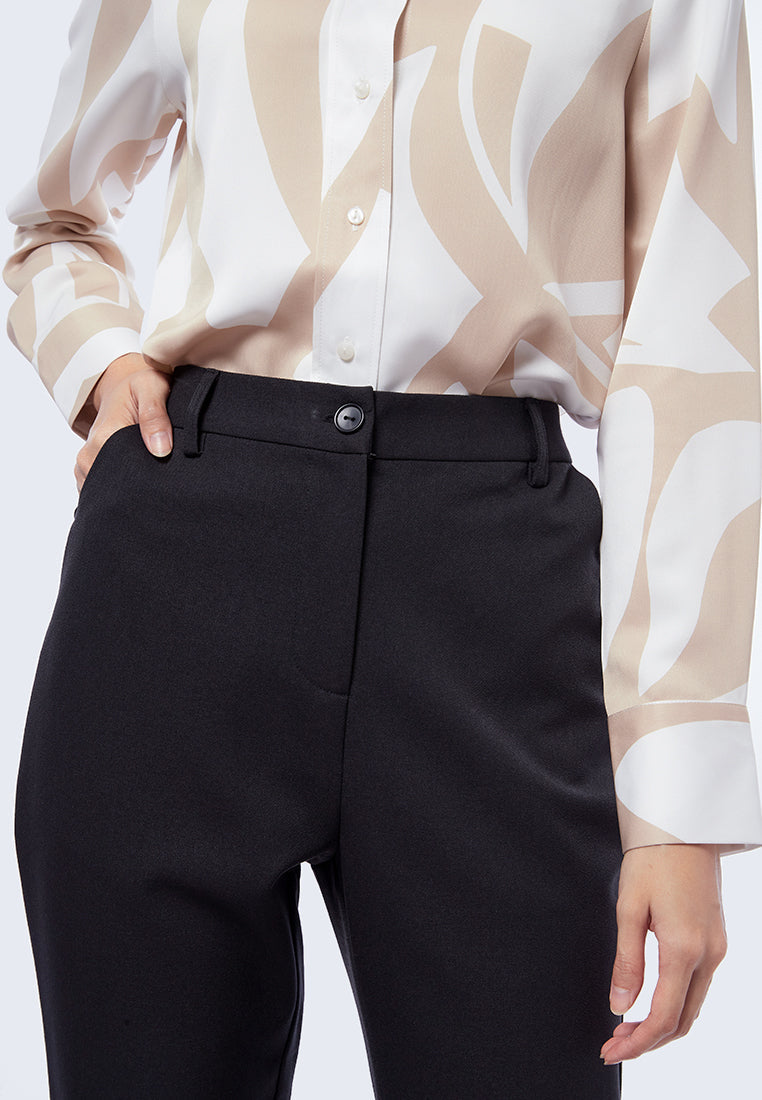 Regular Fit High Waist Pants