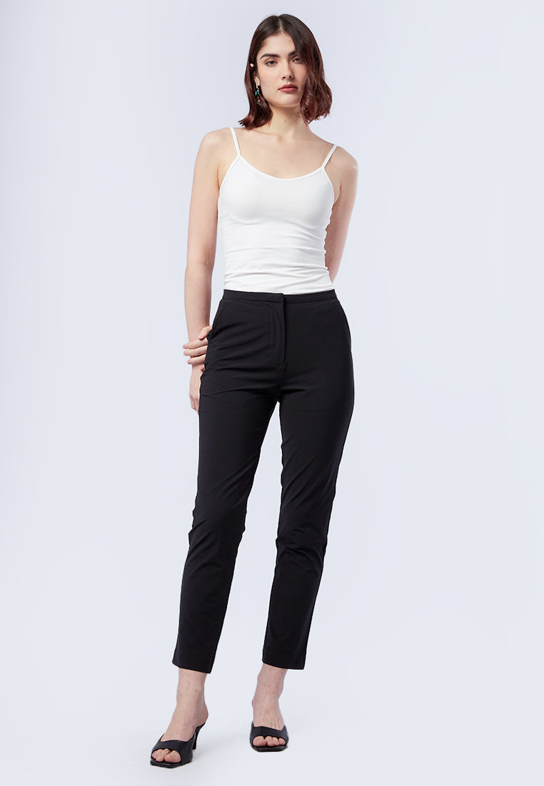High Waist Cigarette Pants