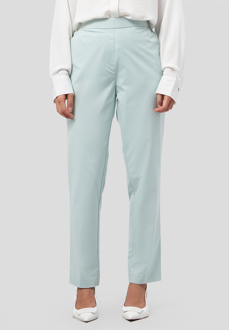 High Rise Tapered Fit Boston Pants