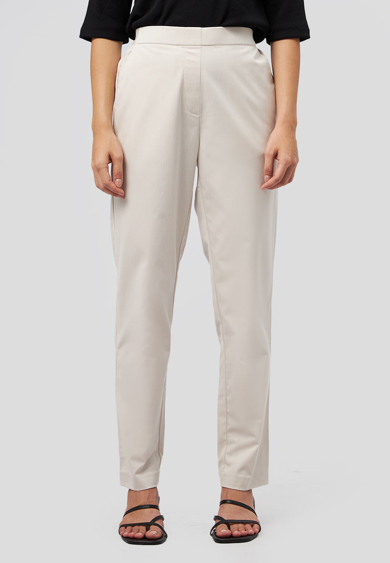 High Rise Tapered Fit Boston Pants