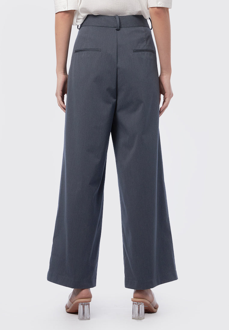 Regular Fit Wide Leg Pants